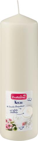 Bougie Profissimo lisse 220/70 champagne, 1 pièce
