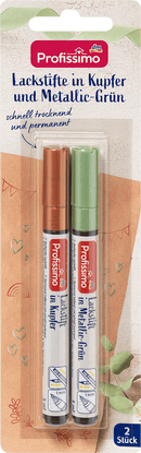 Crayons de retouche Profissimo Cuivre et Vert Métallique, 2 pcs.