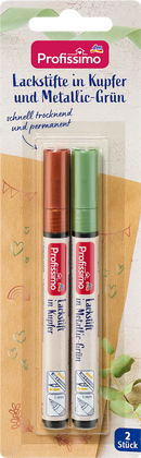 Crayons de retouche Profissimo Cuivre et Vert Métallique, 2 pcs.