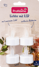 Profissimo Lichtjes met LED, 4 stuks