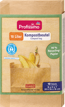 Profissimo Afvalzakken Recycling 10 l compostzakken, 10 stuks