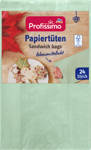Sacs en papier Profissimo rouges, 24 pièces