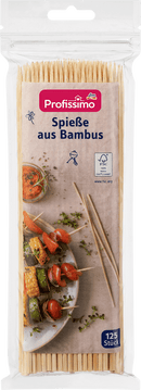 Brochettes en bambou Profissimo, 125 pièces