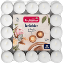 Bougies chauffe-plat Profissimo en aluminium, 50 pièces