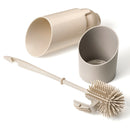 Ensemble de brosse de toilette Profissimo avec boutons, 1 pièce.