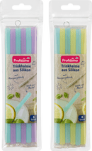 Pailles en silicone Profissimo, 6 pièces
