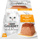 Purina Gourmet Natvoer voor katten, mousse met kip, Revelations (2 x 57 g), 114 g