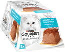 Purina Gourmet Cat Nourriture humide Mousse au thon et sauce (2 x 57 g), 114 g