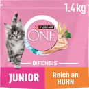Croquettes pour chat PURINA ONE au poulet, Junior, 1,4 kg
