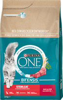 PURINA ONE Croquettes pour chat au bœuf et au blé, Sterilcat, Adulte, 2,8 kg