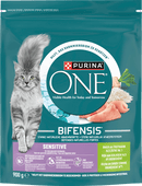 PURINA ONE Croquettes pour chat sensible à la dinde et au riz, Adulte, 900 g