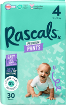 Rascal+Friends Culotte bébé taille 4 (10-15 kg), 30 pièces.