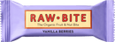 raw bite Barre alimentaire crue baies &amp; vanille, 50 g