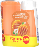 Distributeur de savon Sagrotan sans contact, recharge au miel de Manuka (2 x 250 ml), 250 ml