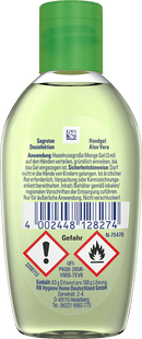 Sagrotan Gel désinfectant pour les mains à l'aloe vera, format voyage, 50 ml