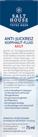 Salthouse Hoofdhuidfluid Dode Zee-therapie tegen jeuk, 75 ml