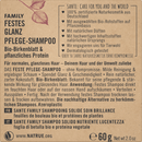 Santé naturally. Vaste shampoo voor glans met biologische berkenbladeren & plantaardige eiwitten, 60 g