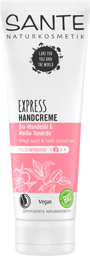 Santé naturally. Handcrème Express met biologische amandelolie & witte klei