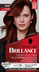 Coloration capillaire Schwarzkopf Brillance 849 Rouge automne, 1 pièce