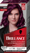 Schwarzkopf Brillance Haarkleuring 859 Violette Wildseide, 1 stuk