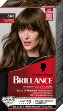 Schwarzkopf Brillance Coloration cheveux châtain naturel 862