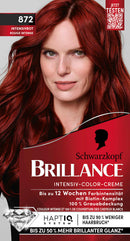 Schwarzkopf Brillance Coloration Rouge Intense 872, 1 pièce