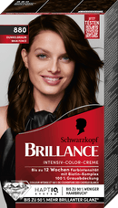 Schwarzkopf Brillance Haarkleur 880 donkerbruin, 1 stuk