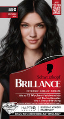 Schwarzkopf Brillance Coloration Noir 890, 1 pièce