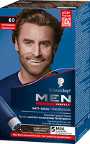 Schwarzkopf Men Perfect Intensieve kleuring Anti-grijs-gel 60 Middenbruin, 1 stuk