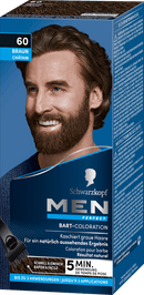 Schwarzkopf Men Perfect Baardverf 60 Natuurbruin, 1 stuk, 1 stuk
