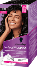 Schwarzkopf Perfect Mousse Coloration Mousse Noir 200, 1 pièce