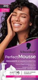 Schwarzkopf Perfect Mousse Coloration Mousse Noir 200, 1 pièce