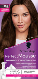Schwarzkopf Perfect Mousse Mousse colorante pour cheveux Brun chocolat 465, 1 pc.