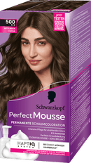 Schwarzkopf Perfect Mousse Mousse Colorante pour Cheveux Brun Moyen 500, 1 pc.