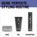 Gel coiffant Schwarzkopf Taft MATT WAX Tenue 5, 75 ml