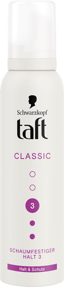 Schwarzkopf taft Schuimfixer Classic, stevigheid & bescherming, 150 ml
