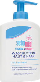 sebamed baby Baby & Kind waslotion voor huid & haar, 200 ml