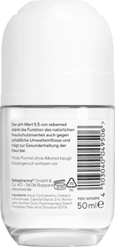 sebamed Déo Roll On Déodorant Baume sans odeur, 50 ml