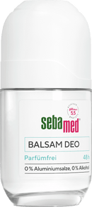 sebamed Déo Roll On Déodorant Baume sans odeur, 50 ml