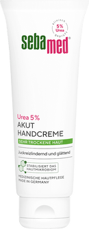 sebamed Crème mains peaux sèches Urée Aiguë (5%), 75 ml