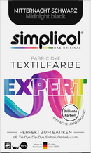 Peinture textile Simplicol Expert Noir Nuit, 150 g