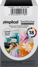 Peinture textile Simplicol Expert Noir Nuit, 150 g