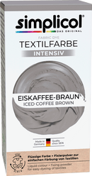 Simplicol Peinture textile intense marron café glacé, 1 pièce
