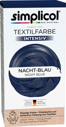 Simplicol Peinture textile bleu nuit intense, 1 pièce