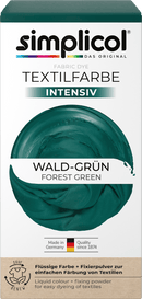 Peinture textile Simplicol Intensive Vert Forêt, 150 g