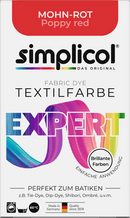Peinture textile Simplicol rouge coquelicot, 150 g