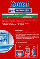 Somat Sel pour lave-vaisselle Sel spécial, 1,2 kg