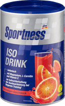 Sportness Iso Drink-poeder, bloedsinaasappelsmaak, 750 g