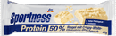 Sportness Eiwitreep 50%, smaak Crispy White Chocolate, 45 g