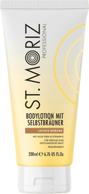 St. Moriz Bodylotion met zelfbruiner, lichte bruine teint, 200 ml